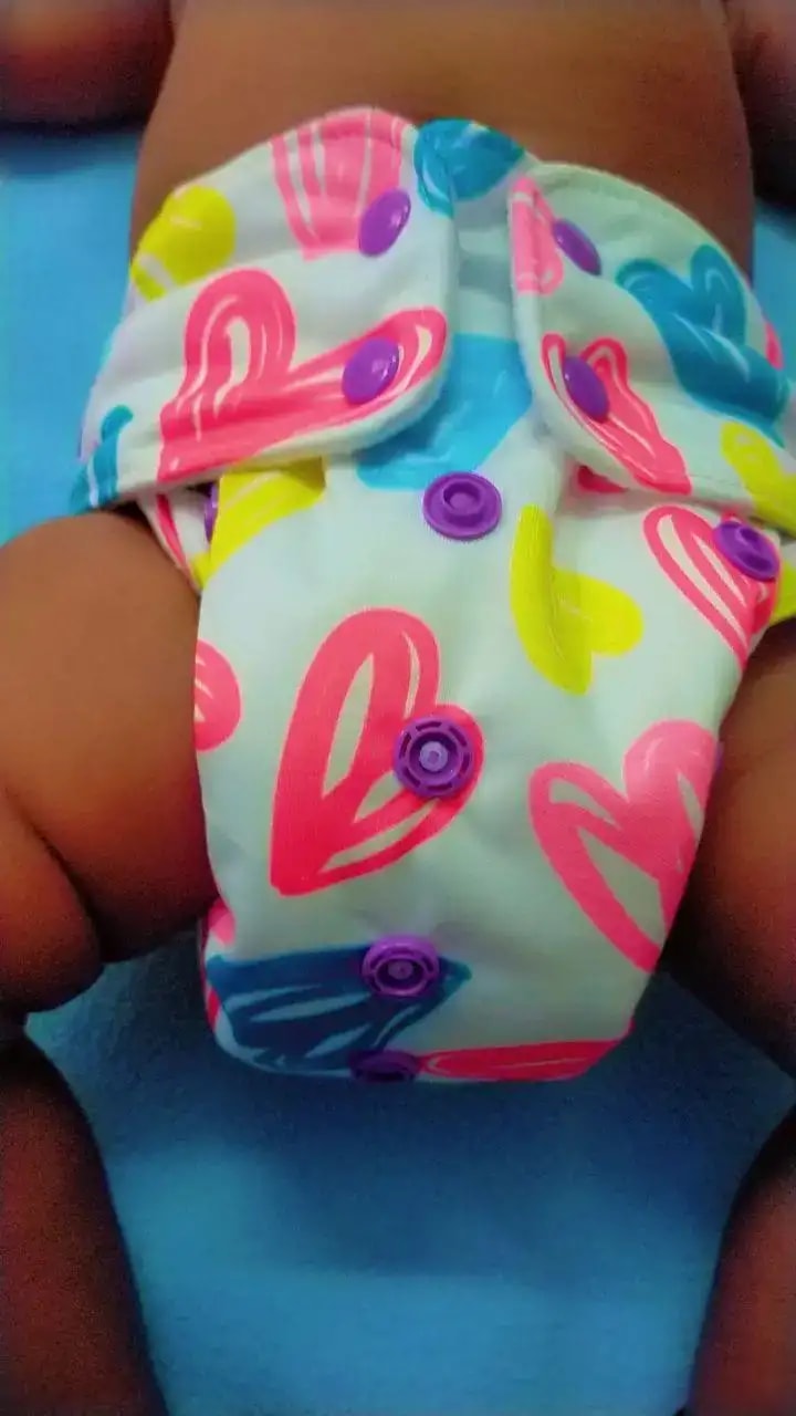 Adjustable Washable & Reusable Cloth Diaper With Absorbent Insert Pad (3M-3Y) | Oeko-Tex Certified | Prevents Rashes - Rainbow & Jungle - Pack of 2