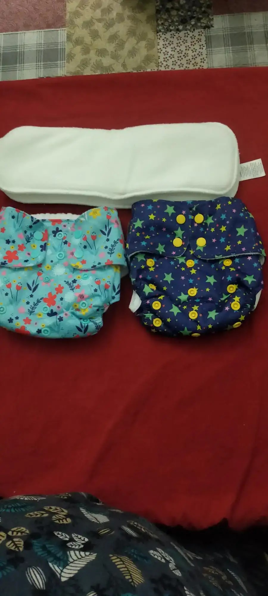 Adjustable Washable & Reusable Cloth Diaper With Absorbent Insert Pad (3M-3Y) | Oeko-Tex Certified | Prevents Rashes - Rainbow & Jungle - Pack of 2