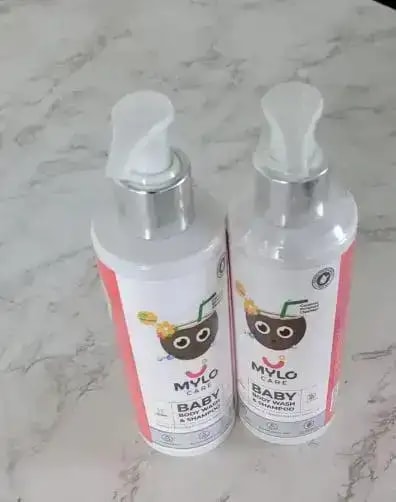 Baby Shampoo and Body Wash | Gentle Cleansing Head-to-Toe | Tear Free Formulation | Retains Natural Moisture | Dermatologically Tested | Made Safe Certified- 200 ml - Pack of 2