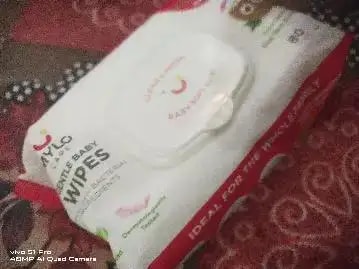 Gentle Baby Wipes With Lid - Organic Coconut Oil, Neem, Aloe Vera and Vitamin E | 98% Pure Water | Dermatologically Tested (Pack of 3) - 72 Wipes Per Pack