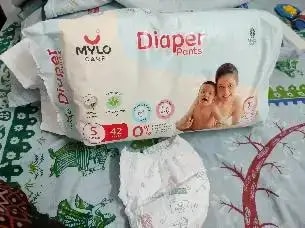 Baby Diaper Pants Small (S) Size 4-8 kgs (42 count) Leak Proof | Lightweight | Rash Free | 12 Hours Protection | ADL Technology (Pack of 1)