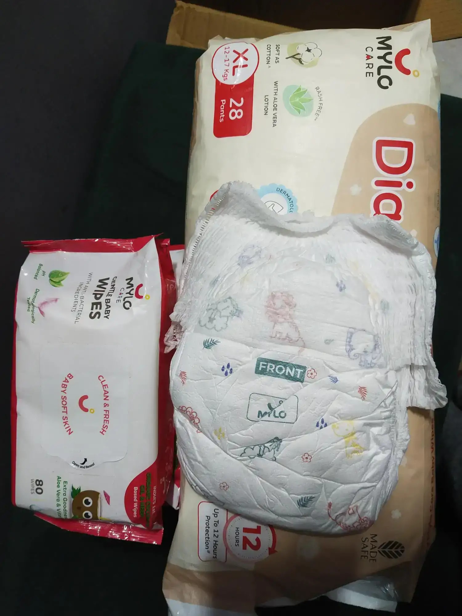 Baby Diaper Pants Small (S) Size 4-8 kgs (42 count) Leak Proof | Lightweight | Rash Free | 12 Hours Protection | ADL Technology (Pack of 1)