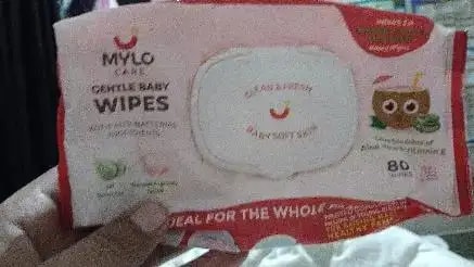 Gentle Baby Wipes With Lid (Pack of 2) + Mosquito Patches (Pack of 24)