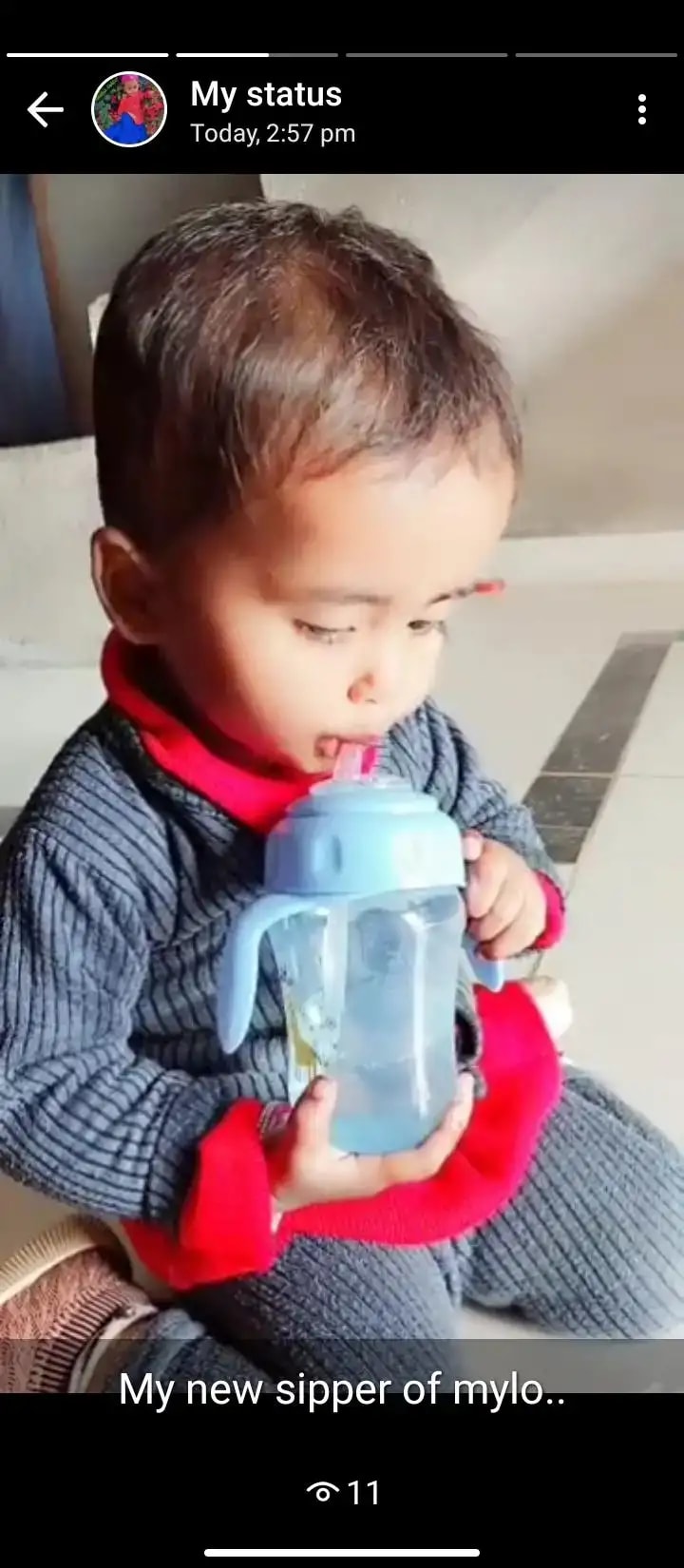 Baby Sipper | 2-in-1 Convertible Sipper with Spout & Straw | Sipper Bottle for Kids - 150ml - BPA-Free (Green)