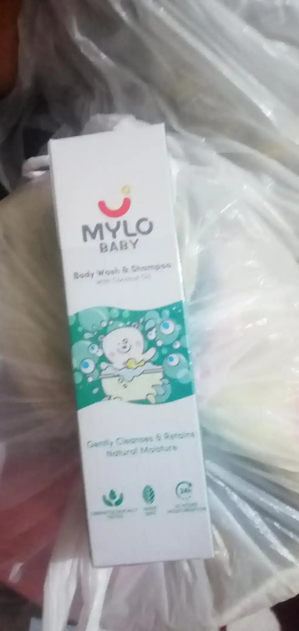 Baby Shampoo and Body Wash | Gentle Cleansing Head-to-Toe | Tear Free Formulation | Retains Natural Moisture | Dermatologically Tested | Made Safe Certified- 200 ml - Pack of 2