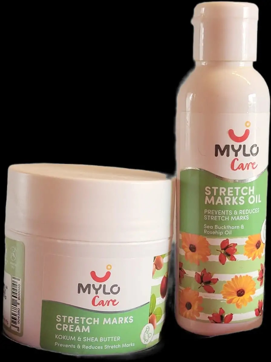 Stretch Marks Kit - Removes Scars | Made with Natural Ingredients | Tightens Skin - (Stretch Mark Oil - 100 ml, Stretch Marks Cream - 100ml)
