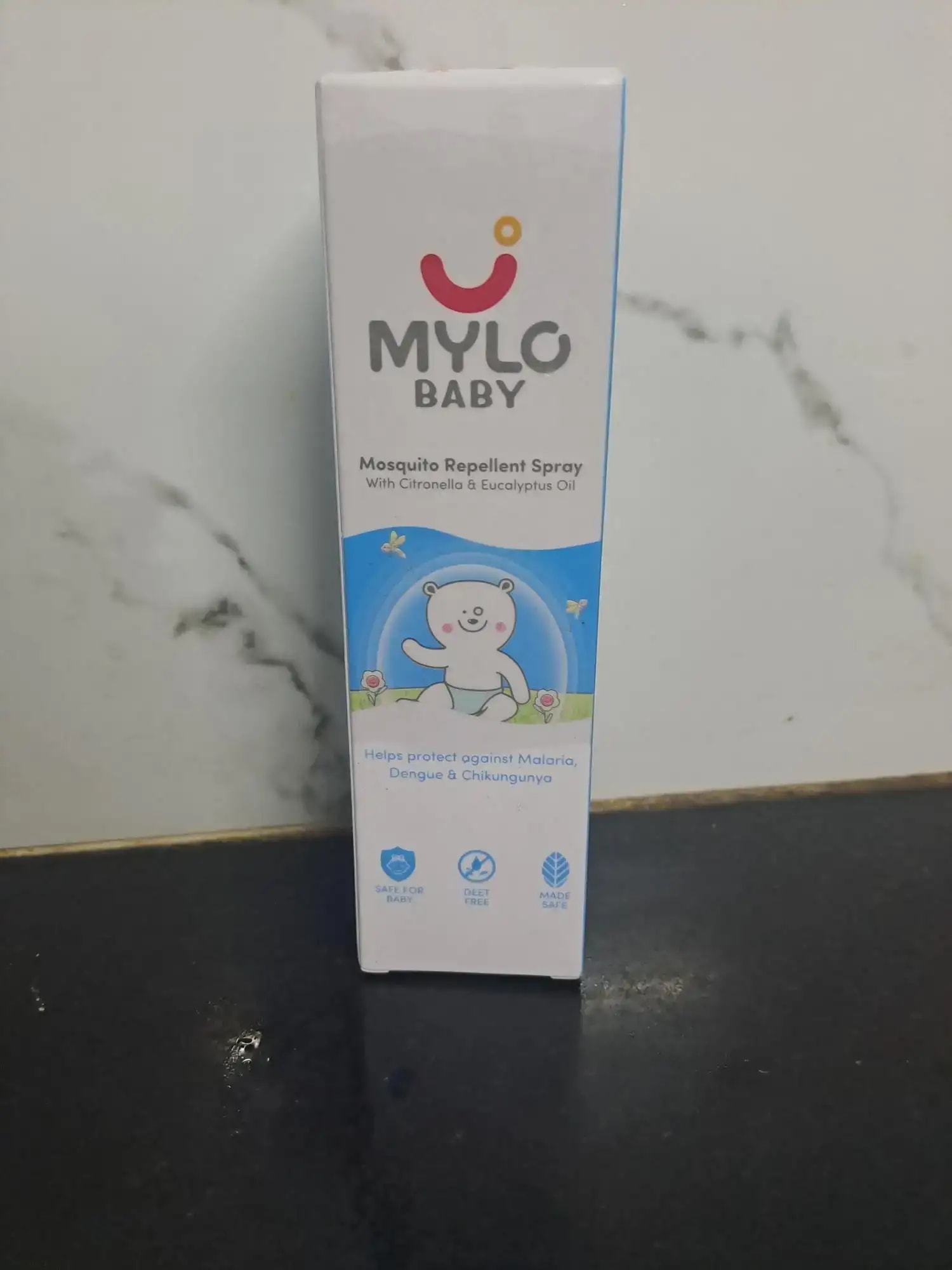 Baby Mosquito Spray | 100% Natural Ingredients | Protects Against Dengue, Malaria, Chikungunya | 100 ml - Pack of 2