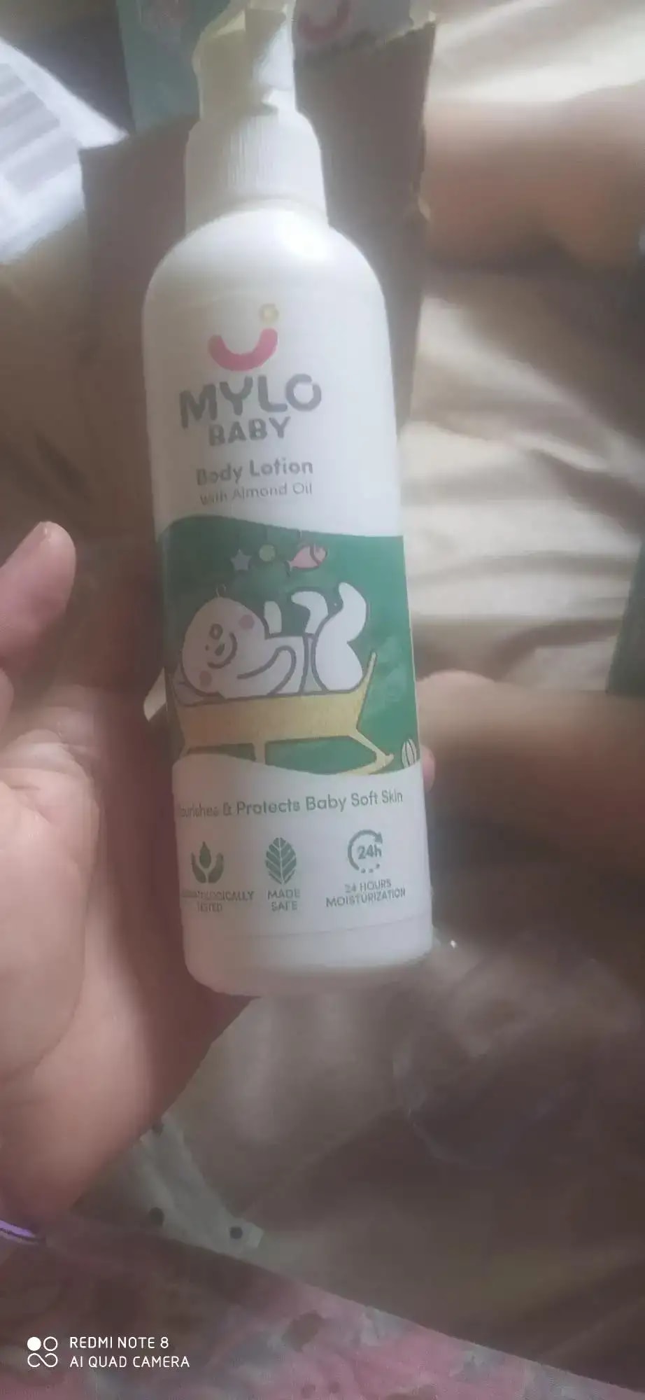 Baby Bath Essentials - Baby Body Wash & Shampoo (200 ml) and Mylo Care Baby Lotion (200 ml) | Tear Free Formulation | 24 Hours Moisturization