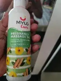 Ayurvedic Pregnancy Massage Oil | Relieves Pregnancy Pain & Ichiness | Heals Stretch Marks | Firms Up Body Post Pregnancy | Made with Dhanwantram Recipe (200 ml)