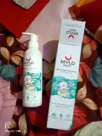 Baby Bath Essentials - Baby Body Wash & Shampoo (200 ml) and Mylo Care Baby Lotion (200 ml) | Tear Free Formulation | 24 Hours Moisturization