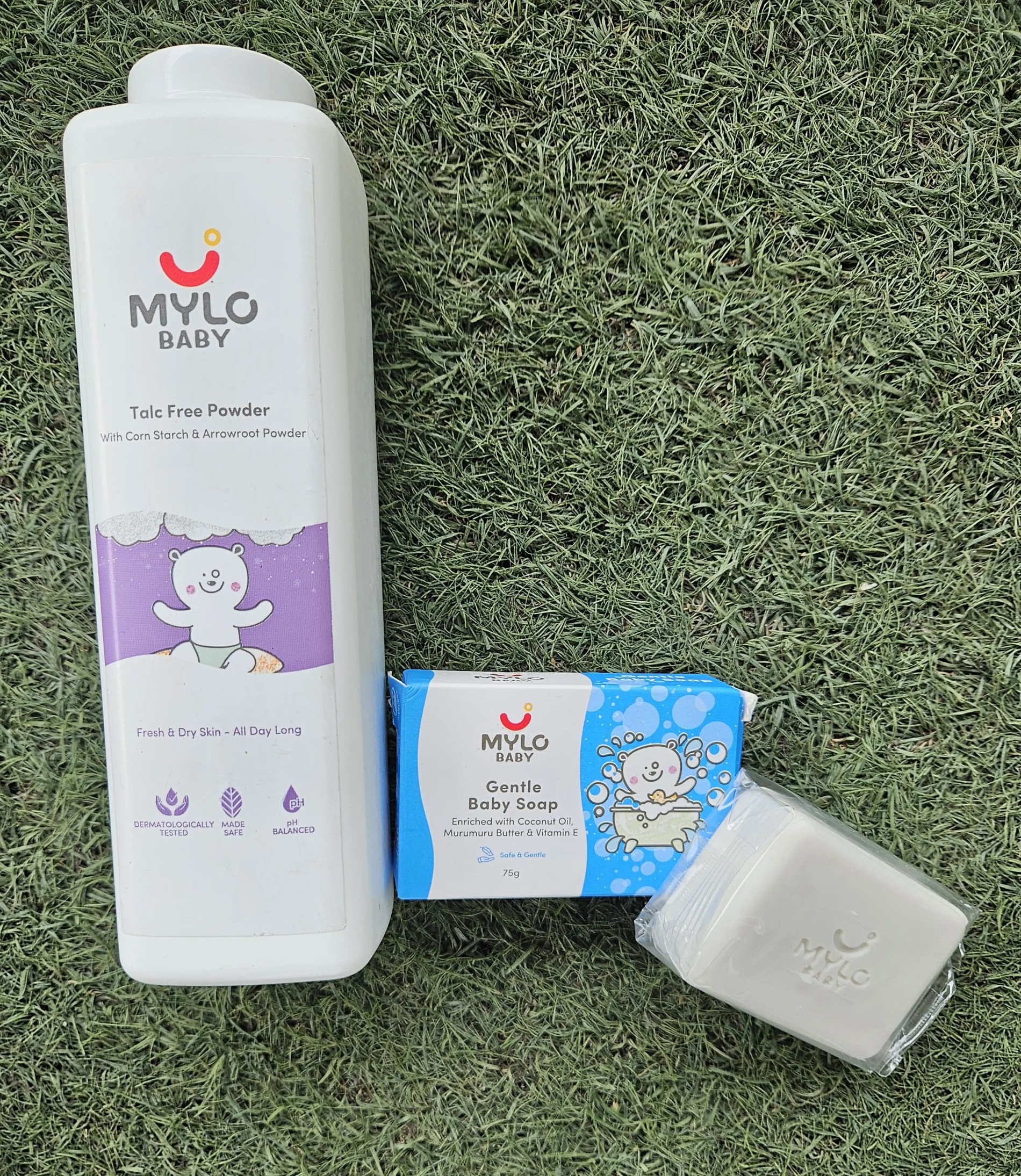 Super Saver Combo- Baby Soap 75 gm (Pack of 2) + Baby Powder 300 gm (Pack of 1)