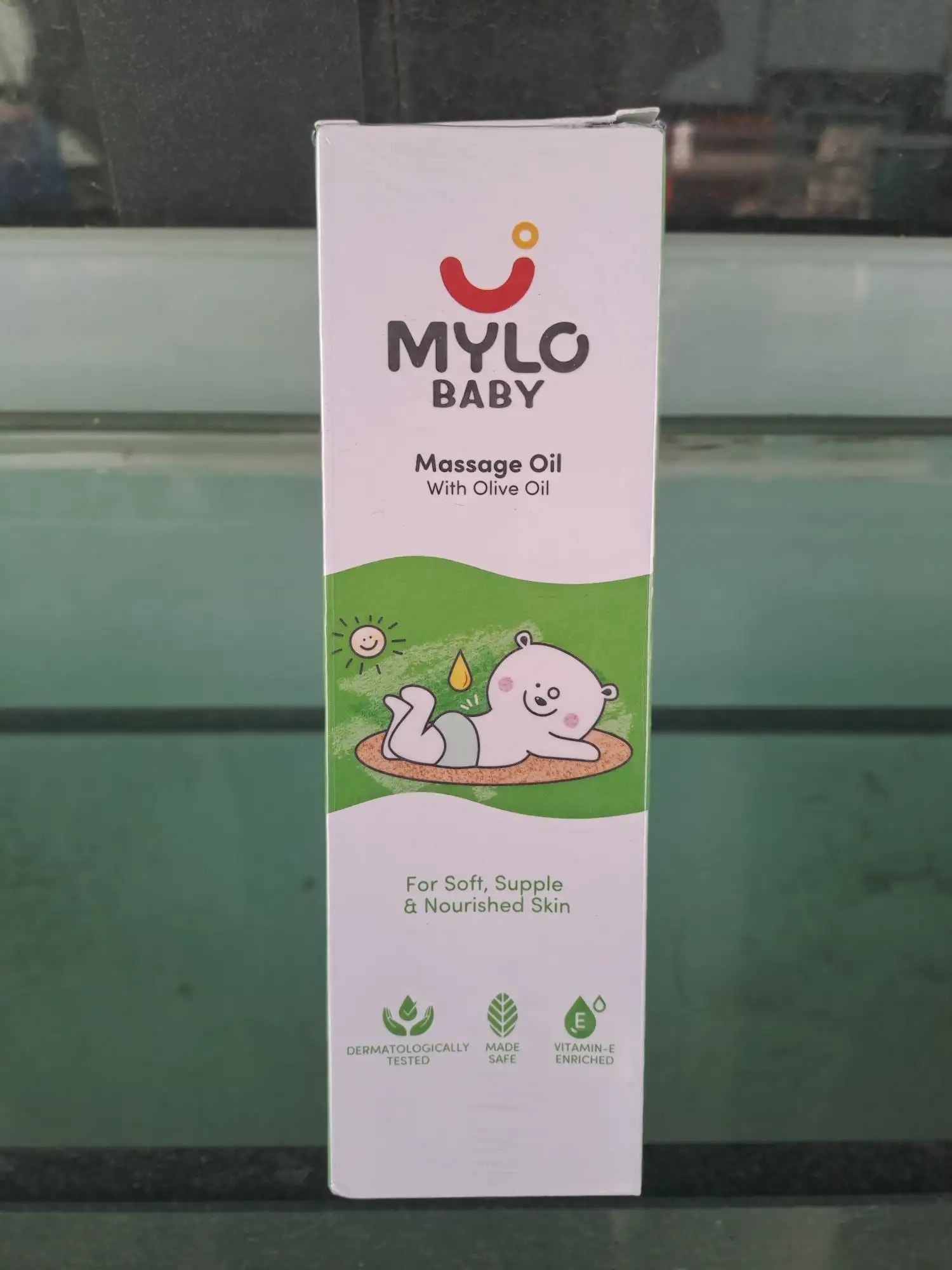 Baby Massage Oil 200ml | Improves Complexion & Skin Tone | Moisturizes & Nourishes Skin | Aids in Sun Protection | Made Safe Certified - Pack of 2