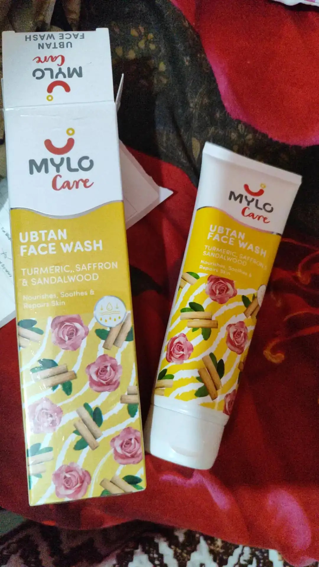 Ubtan Face Wash with Saffron, Nalpamaradi Oil & Turmeric | Brightens Skin | Removes Dead Skin Cells | Fights Acne | Lightens Skin (100 gm)