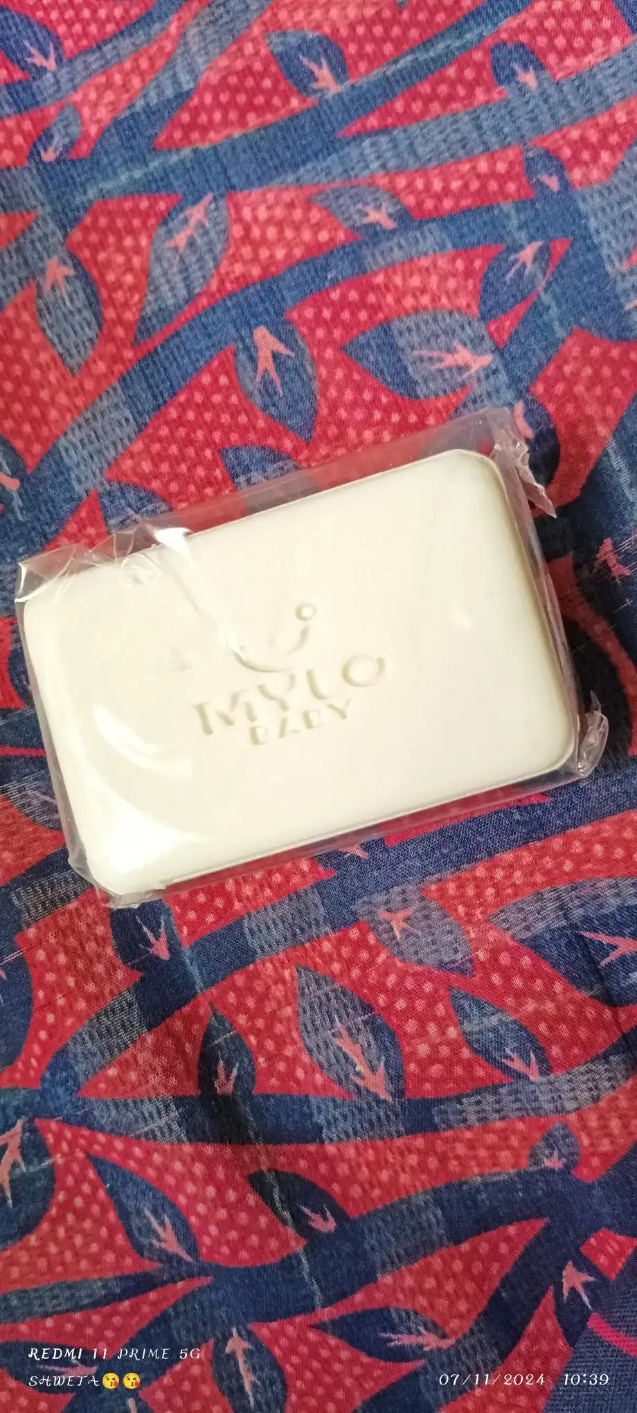 Mylo Baby Soap 75g - For 0-3 years with Vitamin E, Murumuru Butter, Jojoba Oil & Coconut Oil - Pack of 6