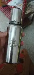 Stainless Steel Feeding Bottle | BPA Free | Anti-Colic | 100% Food Grade | Feels Natural Baby Bottle | Non-toxic Rust Free - 140 ml