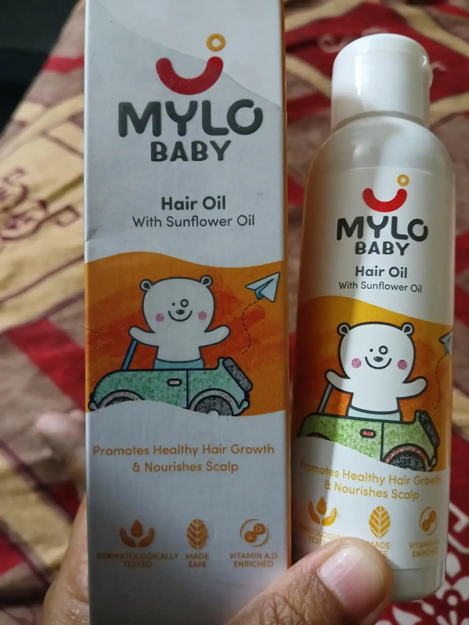 Baby Hair Oil 100 ml | Dermatologically Tested | Made Safe Australia Certified | Promotes Hair Growth | Strengthens Hair | Safe Hair Oil for Baby