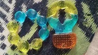 Teether for Kids | Relieves Sore Teething Gums | BPA Free, Food Grade & Non Toxic | ISI Marked | Easy to Hold | Pack of 3 - 1 Ring + 2 Hot Air Balloon