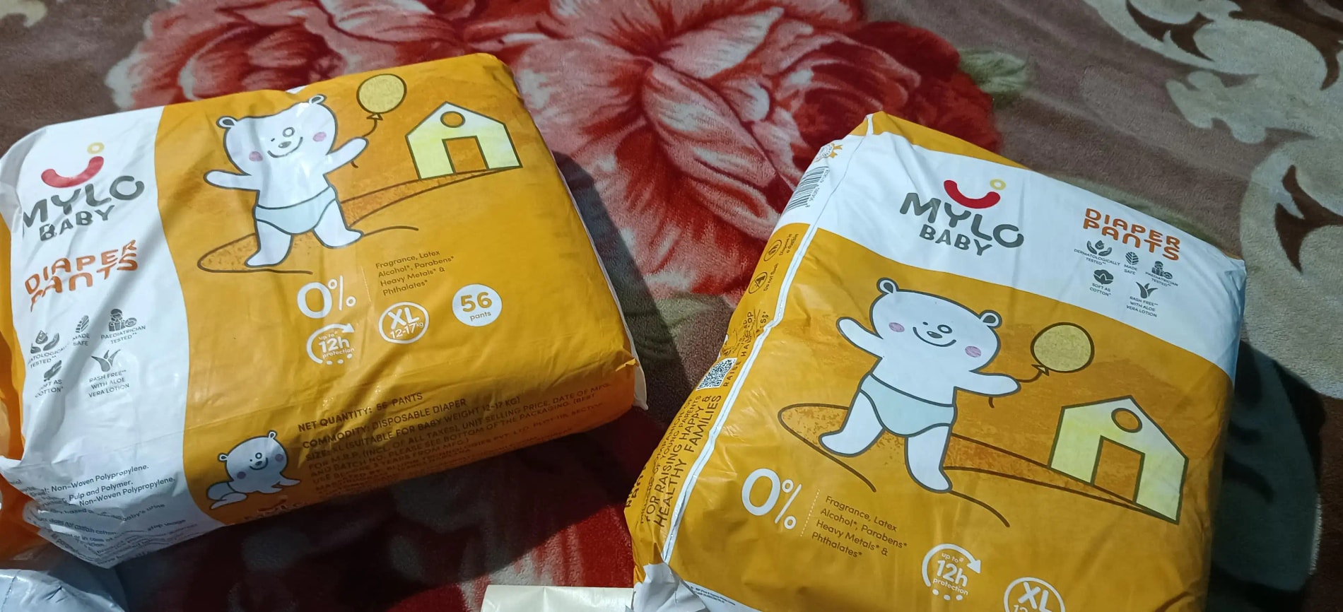 Baby Diaper Pants Small (S) Size 4-8 kgs (42 count) Leak Proof | Lightweight | Rash Free | 12 Hours Protection | ADL Technology (Pack of 1)