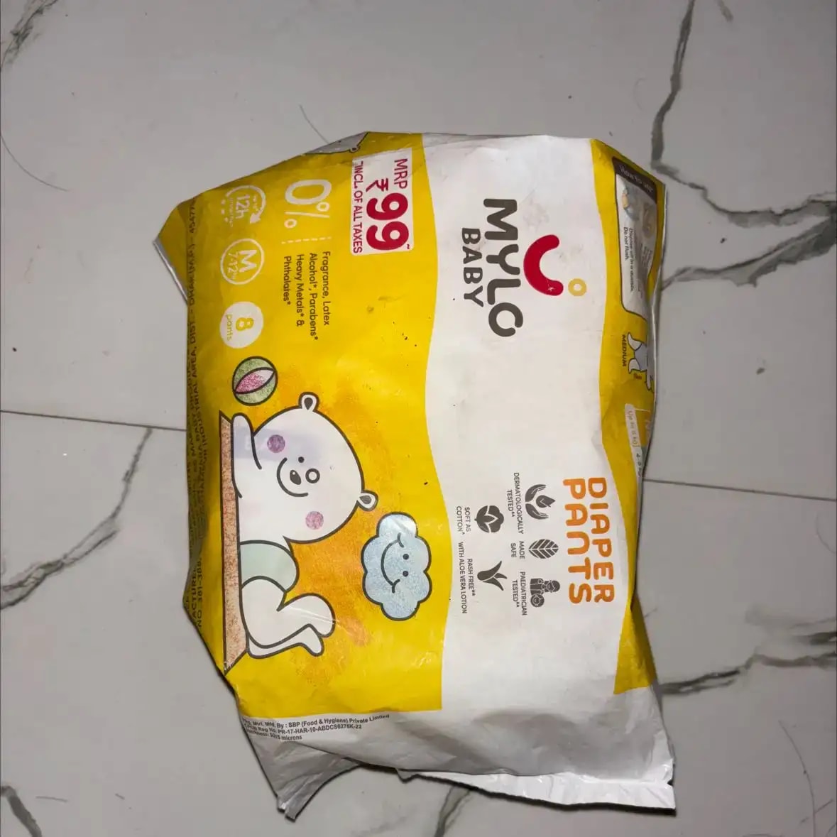 Mylo Diaper M size - Pack of 8