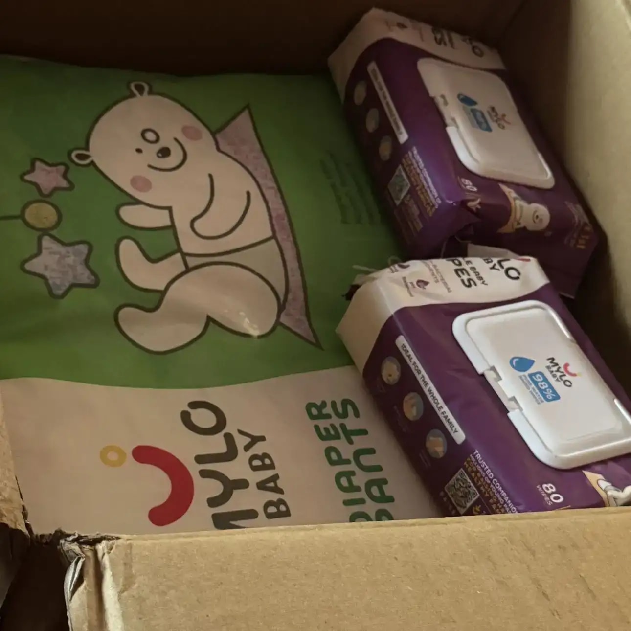 Super Saver Combo - Baby Diaper Pants Medium (M) 7-8 kgs - (76 count) Leak Proof + Extra Virgin Coconut Oil (200ml)