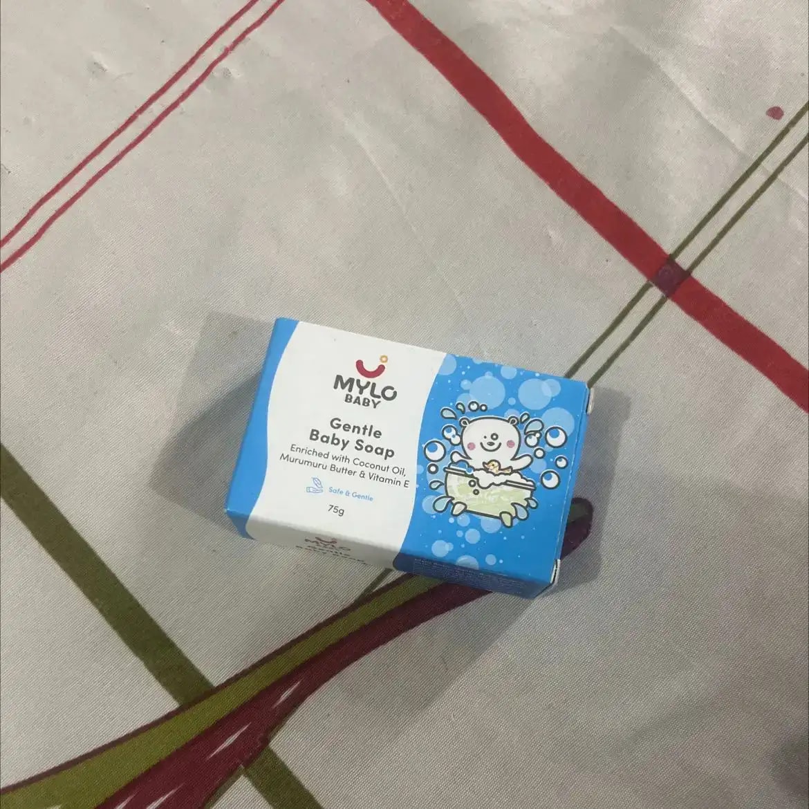 Mylo Baby Soap 75g - For 0-3 years with Vitamin E, Murumuru Butter, Jojoba Oil & Coconut Oil - Pack of 6
