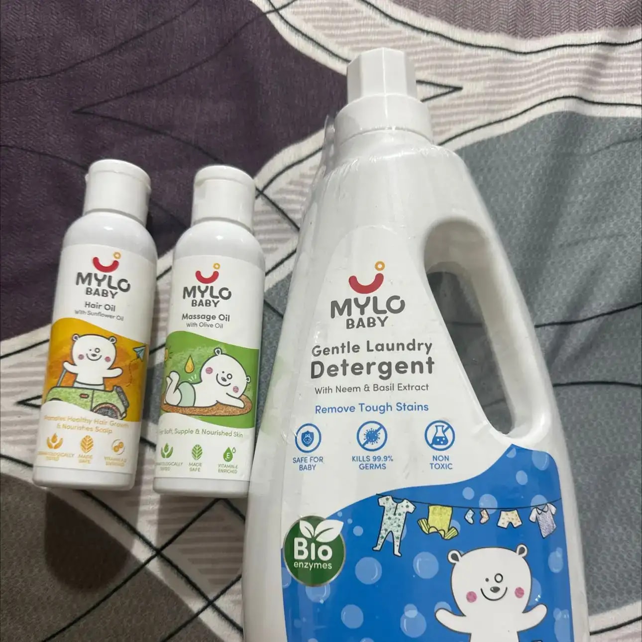 Baby Massage Oil 200ml | Improves Complexion & Skin Tone | Moisturizes & Nourishes Skin | Aids in Sun Protection | Made Safe Certified - Pack of 2