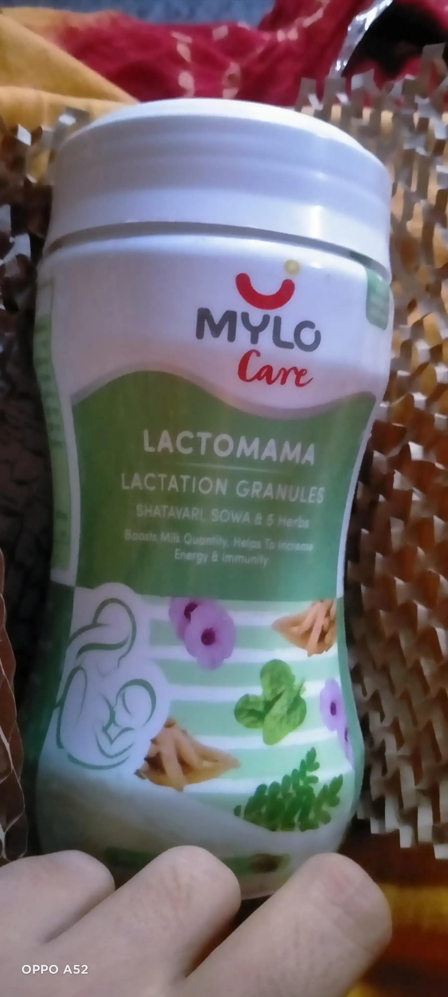 Mylo LactoMama ™ | With Shatavari, Sowa & 5 herbs | Natural Supplement for Boosting Breast Milk | 100% Natural Ingredients | 300g | Pack of 2 | Elaichi