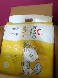 Super Saver Combo - Baby Diaper Pants Medium (M) 7-8 kgs - (76 count) Leak Proof + Extra Virgin Coconut Oil (200ml)