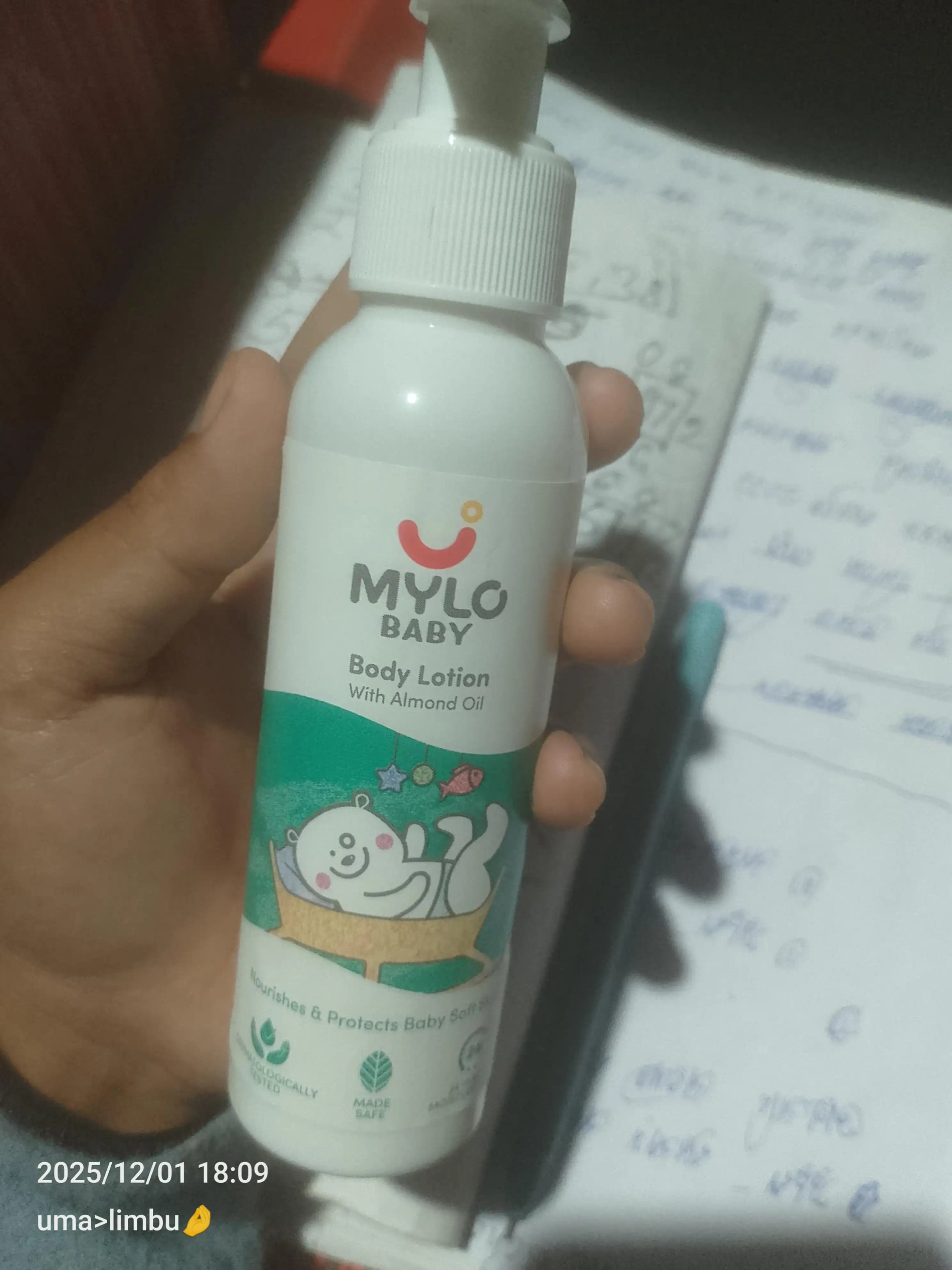 Baby Lotion for Kids | Made Safe Certified | Dermatologically Tested | Long Lasting 24 Hours Moisturisation | Soothes Dryness - 200 ml