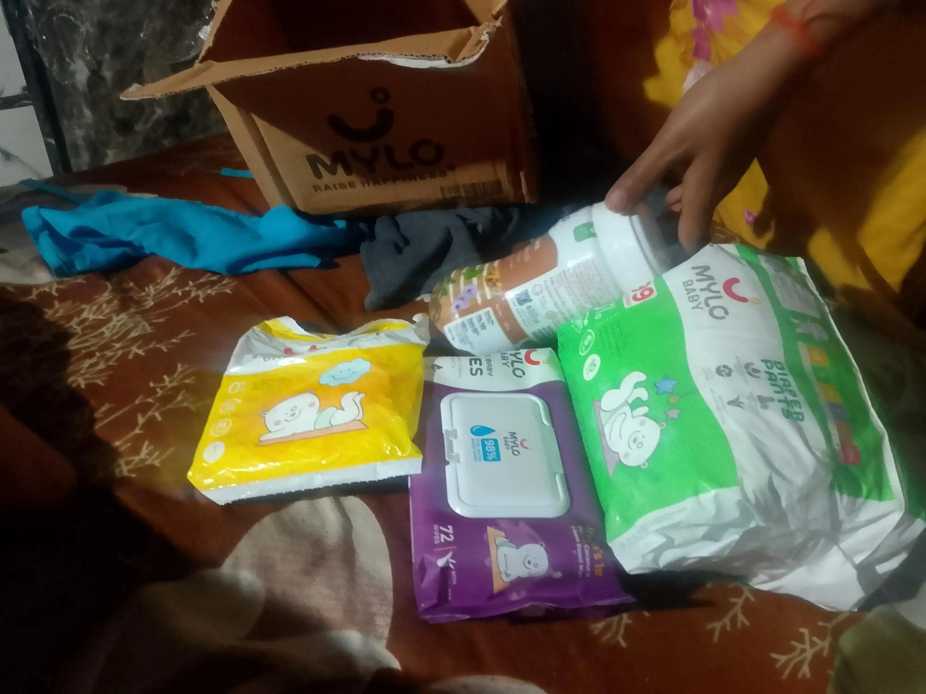 Gentle Baby Wipes with Organic Coconut Oil & Neem With Lid (single pack)