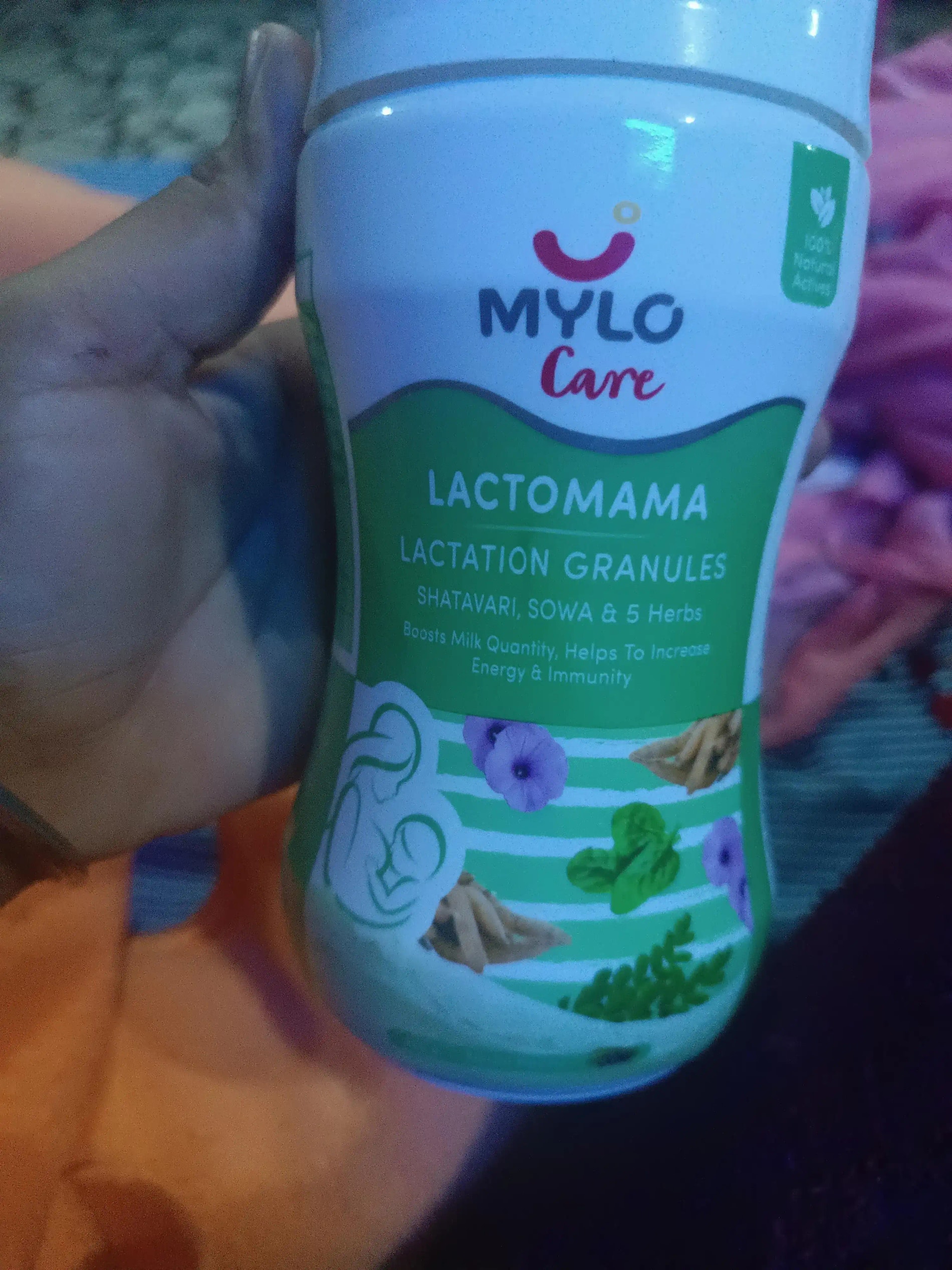 Mylo LactoMama ™ | With Shatavari, Sowa & 5 herbs | Natural Supplement for Boosting Breast Milk | 100% Natural Ingredients | 300g | Pack of 2 | Elaichi