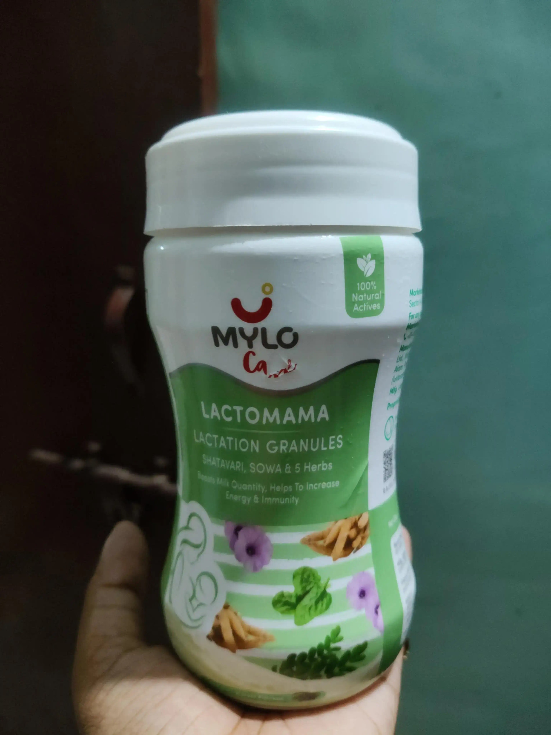 Mylo LactoMama ™ | With Shatavari, Sowa & 5 herbs | Natural Supplement for Boosting Breast Milk | 100% Natural Ingredients | 300g | Pack of 2 | Elaichi