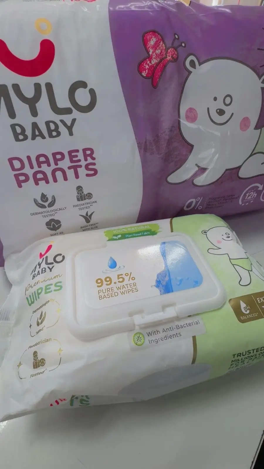 Gentle Baby Wipes With Lid - Organic Coconut Oil, Neem, Aloe Vera and Vitamin E | 98% Pure Water | Dermatologically Tested (Pack of 3) - 72 Wipes Per Pack