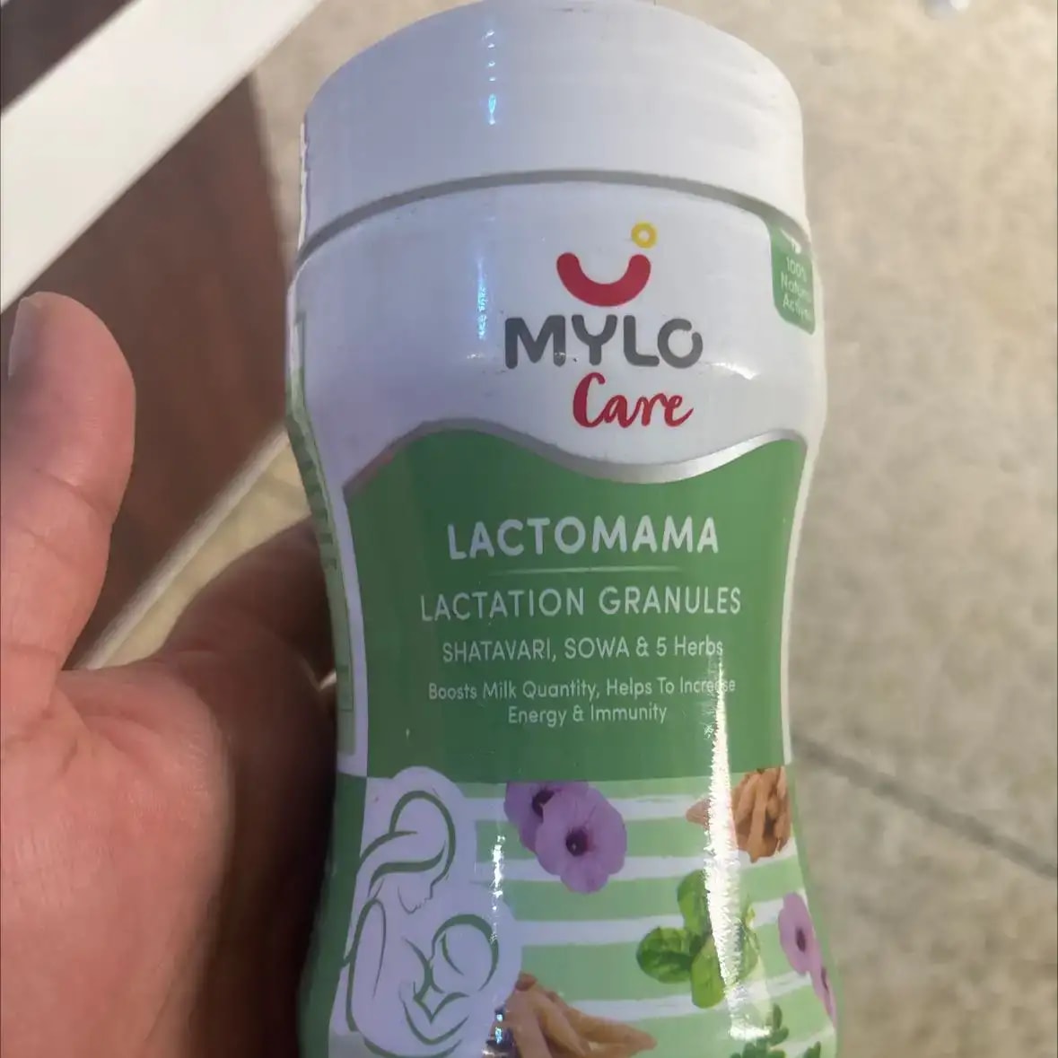 Mylo LactoMama ™ | With Shatavari, Sowa & 5 herbs | Natural Supplement for Boosting Breast Milk | 100% Natural Ingredients | 300g | Pack of 2 | Elaichi