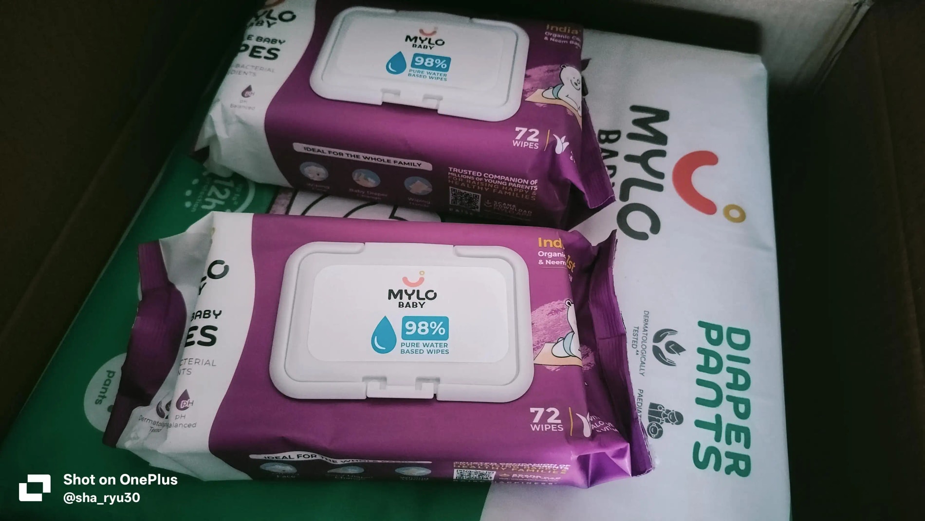 Super Saver Combo - Baby Diaper Pants Medium (M) 7-8 kgs - (76 count) Leak Proof + Extra Virgin Coconut Oil (200ml)