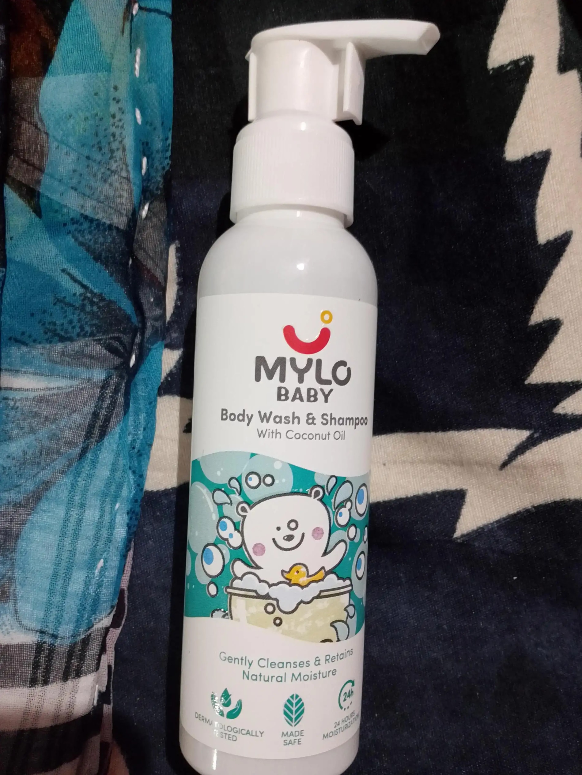Baby Shampoo and Body Wash | Gentle Cleansing Head-to-Toe | Tear Free Formulation | Retains Natural Moisture | Dermatologically Tested | Made Safe Certified- 200 ml - Pack of 2