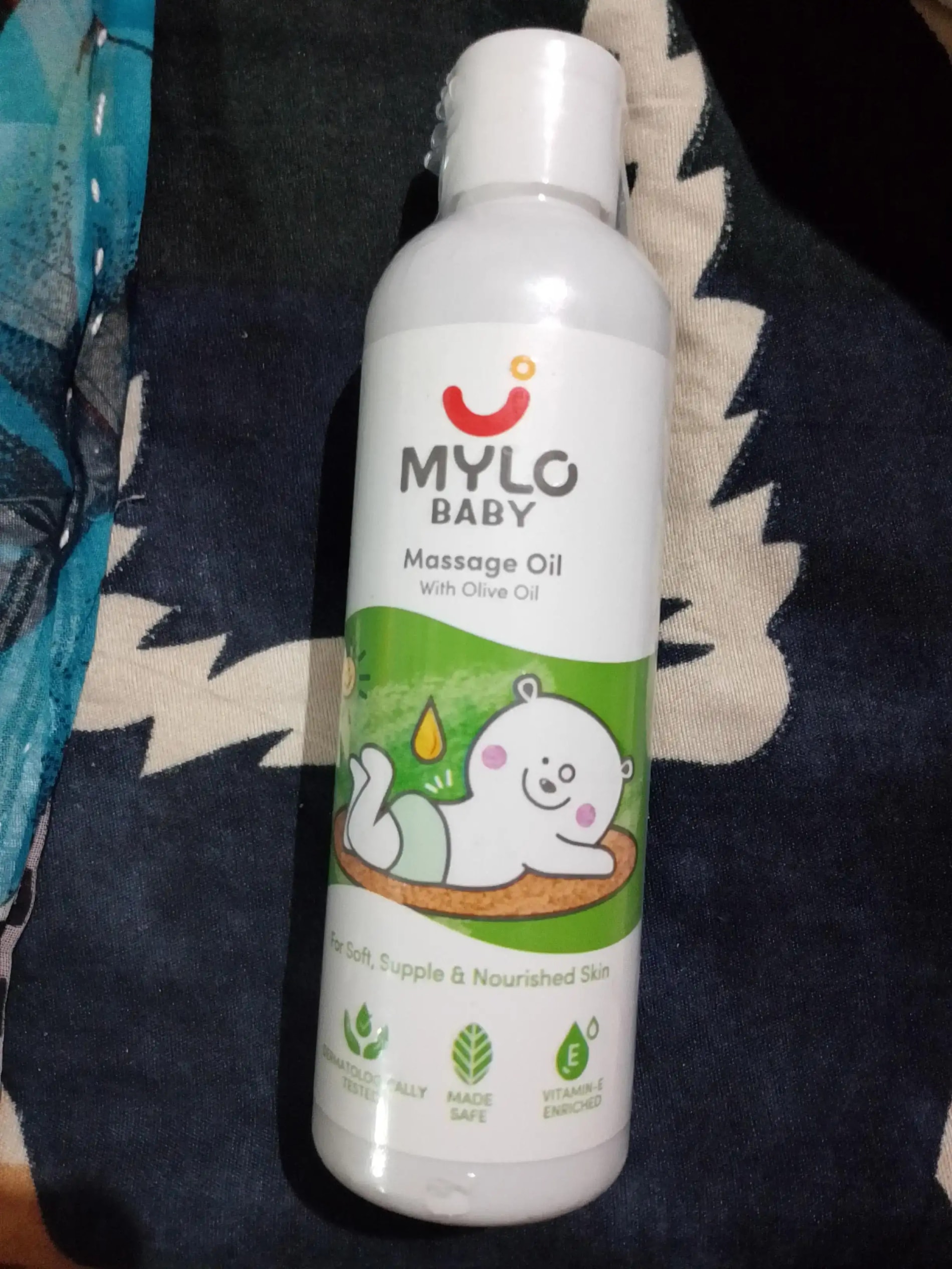 Baby Massage Oil 200ml | Improves Complexion & Skin Tone | Moisturizes & Nourishes Skin | Aids in Sun Protection | Made Safe Certified - Pack of 2
