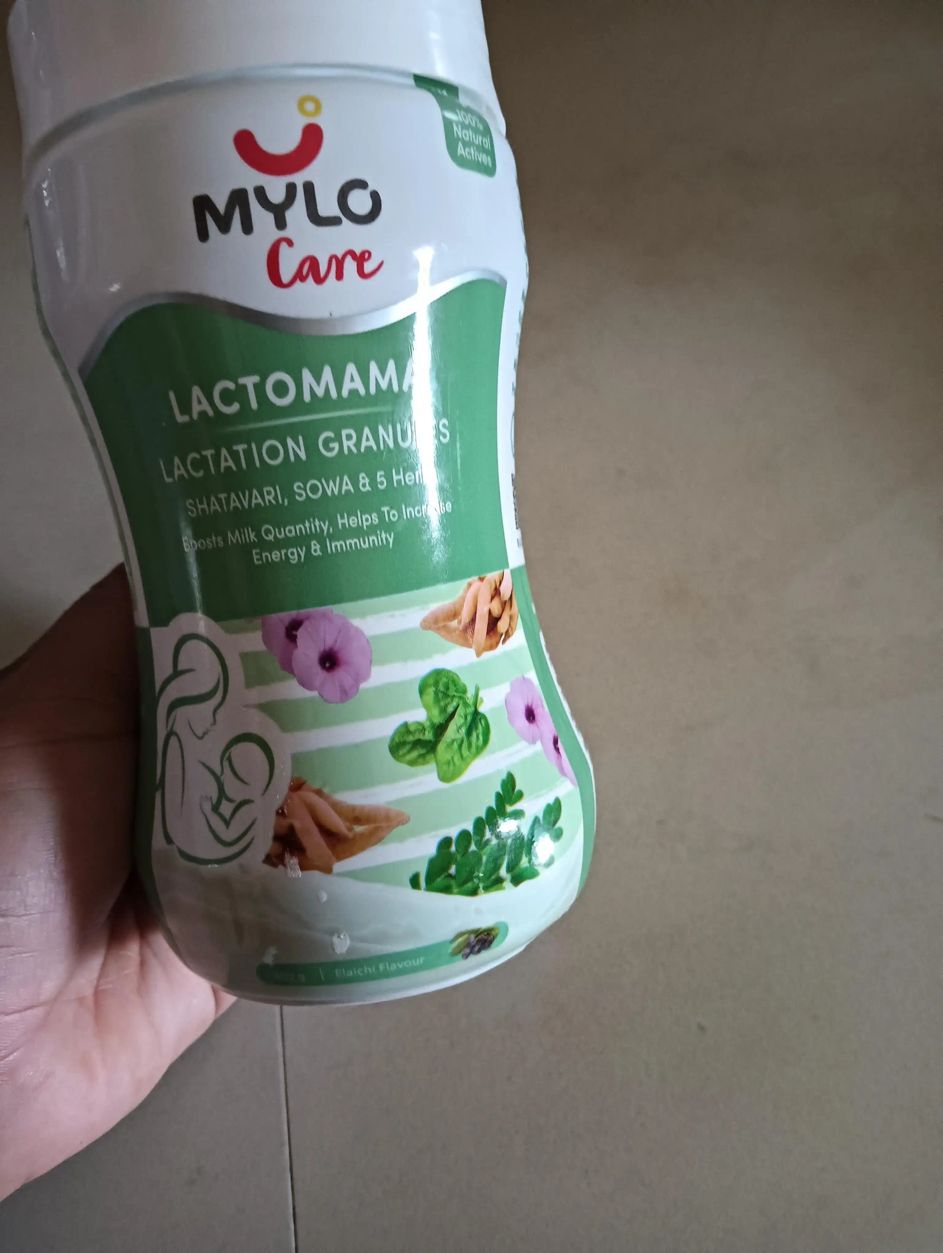 Mylo LactoMama ™ | With Shatavari, Sowa & 5 herbs | Natural Supplement for Boosting Breast Milk | 100% Natural Ingredients | 300g | Pack of 2 | Elaichi