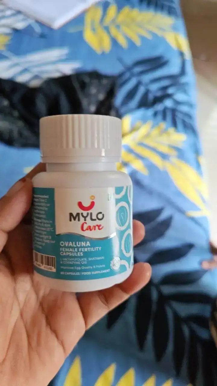 Mylo Ovaluna Conception Fertility Supplements for Women | Prenatal Vitamins | Promote Natural Conception | Improve egg quality, Hormone Balance, Cycle Consistency | Aid Ovulation | 60 Vegetarian Capsules