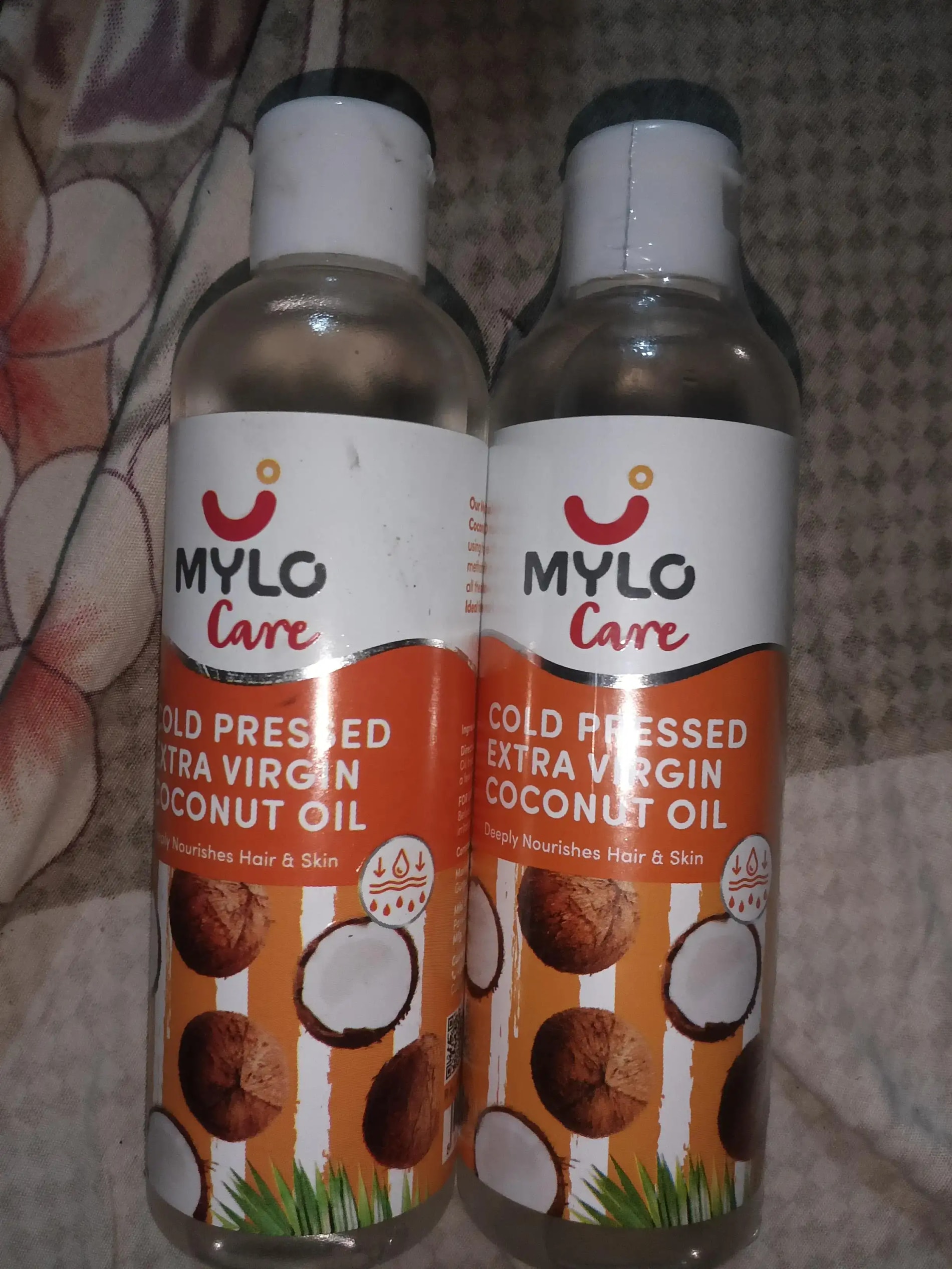 Cold Pressed Extra Virgin Coconut Oil for Skin & Hair - Nourishes Skin Deeply | Reduces Dandruff | Strengthens Hair | Soothes Baby's Rashes - 200 ml