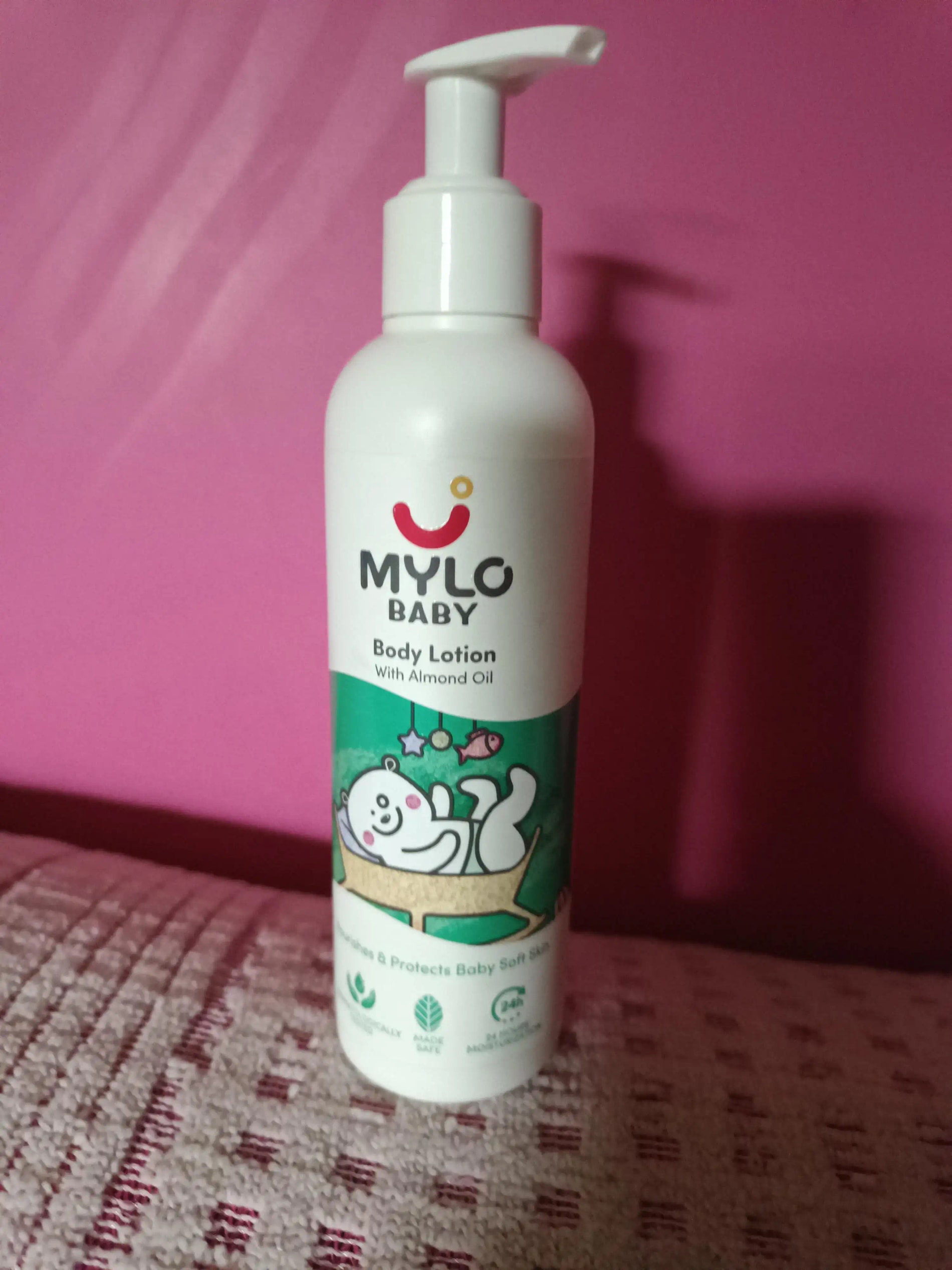 Baby Lotion for Kids | Made Safe Certified | Dermatologically Tested | Long Lasting 24 Hours Moisturisation | Soothes Dryness - 200 ml