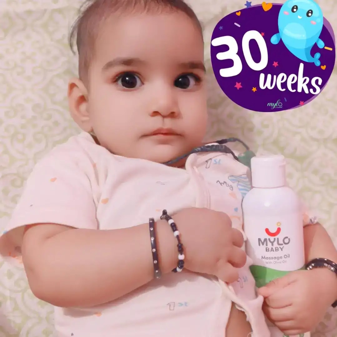 Baby Massage Oil 200ml | Improves Complexion & Skin Tone | Moisturizes & Nourishes Skin | Aids in Sun Protection | Made Safe Certified - Pack of 2