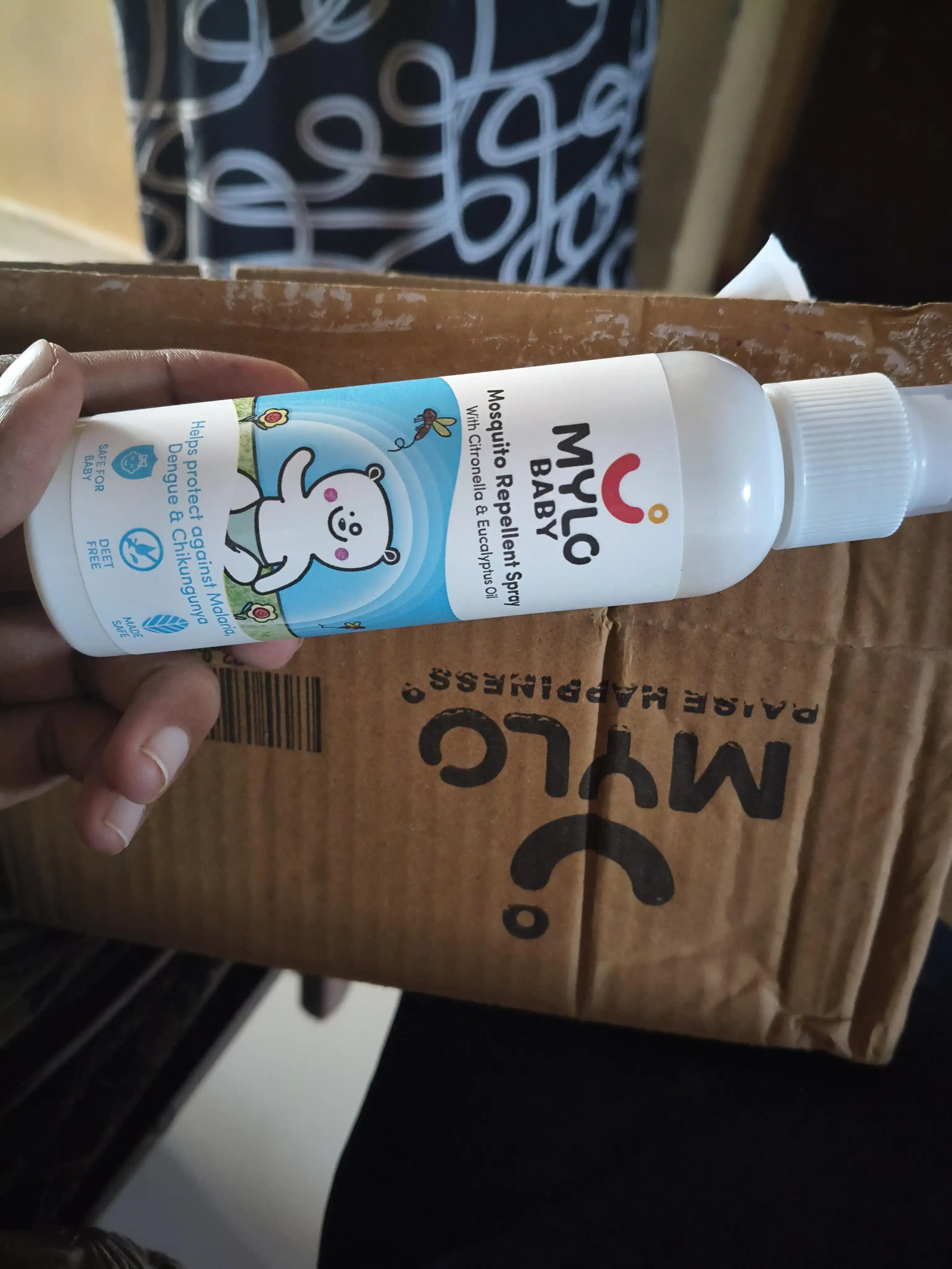 Baby Mosquito Spray | 100% Natural Ingredients | Protects Against Dengue, Malaria, Chikungunya | 100 ml - Pack of 2