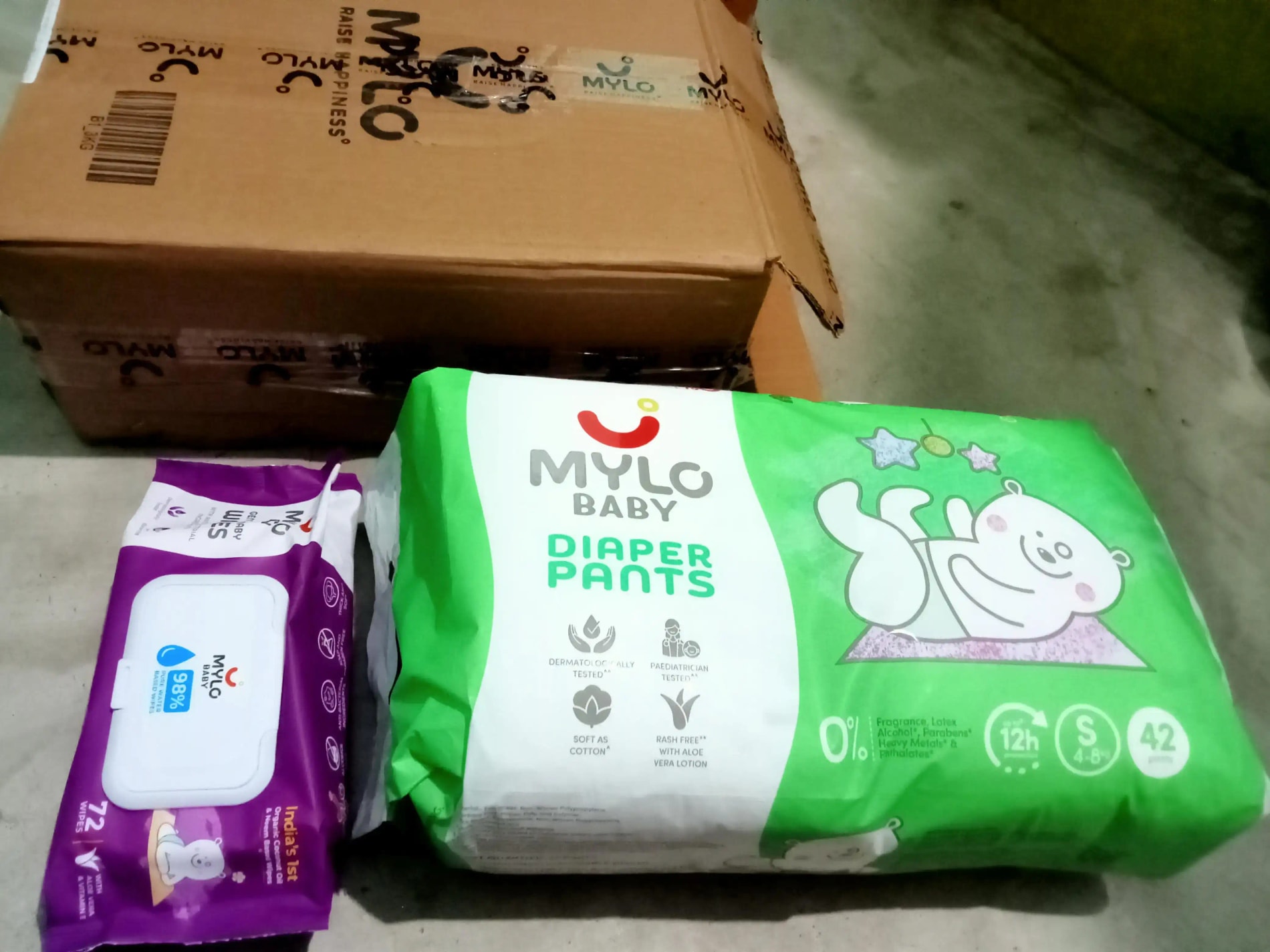 Gentle Baby Wipes with Organic Coconut Oil & Neem With Lid (single pack)
