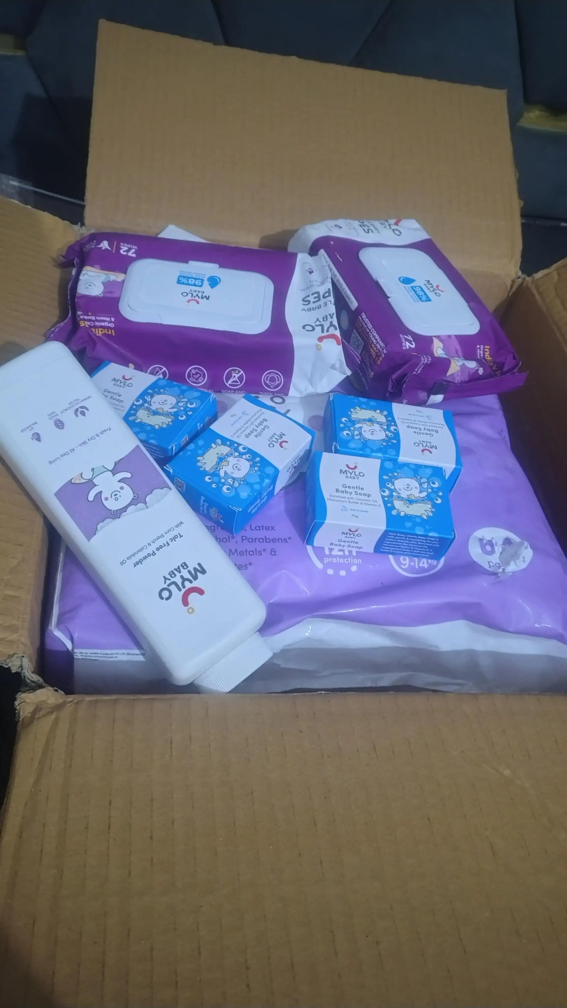 Super Saver Combo - Baby Diaper Pants Medium (M) 7-8 kgs - (76 count) Leak Proof + Extra Virgin Coconut Oil (200ml)