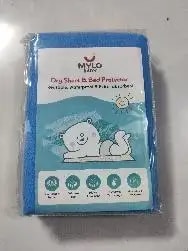 Waterproof Extra Absorbent Baby Dry Sheet & Bed Protector | Guards Against Spills, Stains & Nappy Leaks | Foldable & Portable - Yellow - M