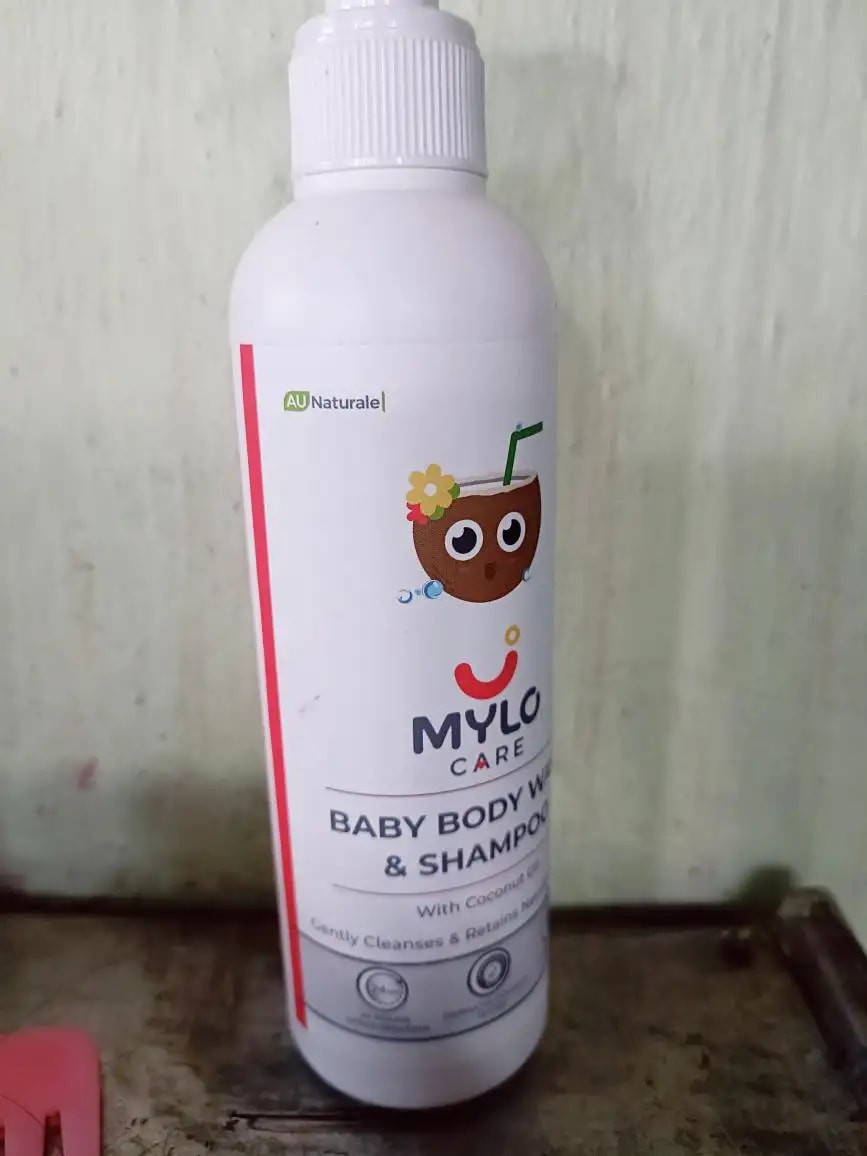 Baby Shampoo and Body Wash | Gentle Cleansing Head-to-Toe | Tear Free Formulation | Retains Natural Moisture | Dermatologically Tested | Made Safe Certified- 200 ml - Pack of 2