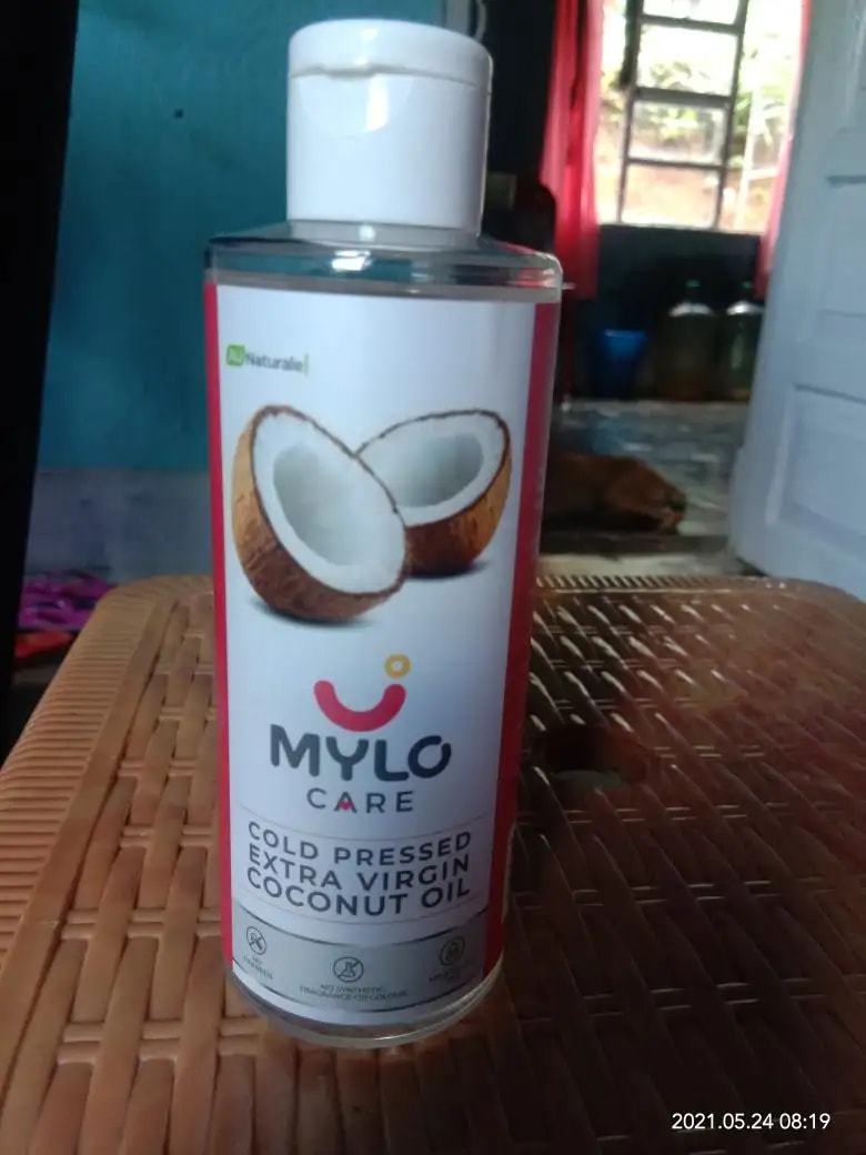 Cold Pressed Extra Virgin Coconut Oil for Skin & Hair - Nourishes Skin Deeply | Reduces Dandruff | Strengthens Hair | Soothes Baby's Rashes - 200 ml