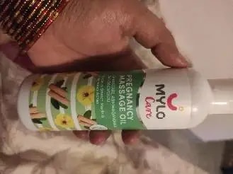 Ayurvedic Pregnancy Massage Oil | Relieves Pregnancy Pain & Ichiness | Heals Stretch Marks | Firms Up Body Post Pregnancy | Made with Dhanwantram Recipe (200 ml)