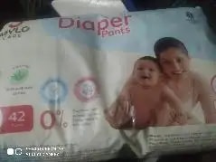 Baby Diaper Pants Small (S) Size 4-8 kgs (42 count) Leak Proof | Lightweight | Rash Free | 12 Hours Protection | ADL Technology (Pack of 1)